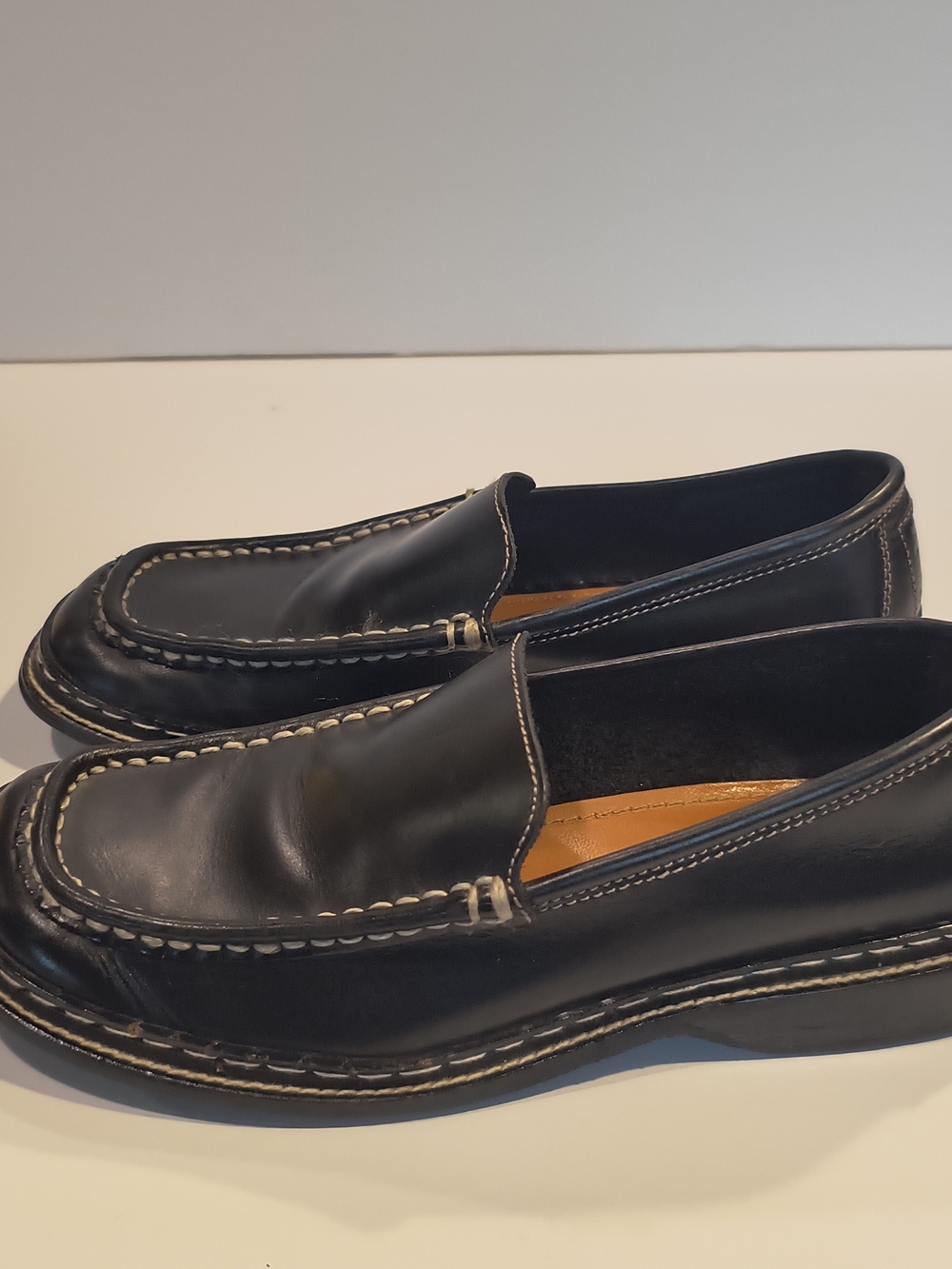 Frye Corsica Moc Black Leather Loafers Moccasins Women’s Size 8.5 M - Picture 2 of 15